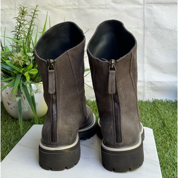 PAUL GREEN NOBU ZIP-UP BOOT IRON GRAINED
NUBUCK SLOUCHY PLATFORM size 9 $500 - Picture 6 of 7